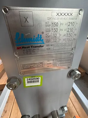 API SCHMIDT-BRETTEN SX13-500-37 Heat Exchanger - Plate | Perry Equipment (4)