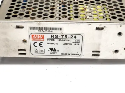 Used MEAN WELL RS-75-24 Single Output Power Supplies Michigan US | Maverick Industrial Sales #1468016