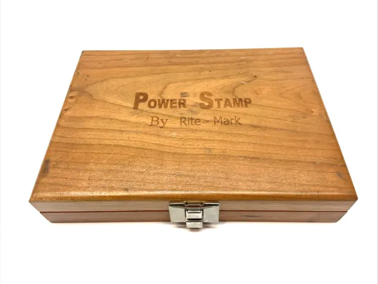 Used RITE MARK STEEL STAMP SET W/ LETTERS & NUMBERS Hand Punches Michigan US | Maverick Industrial Sales #1089958
