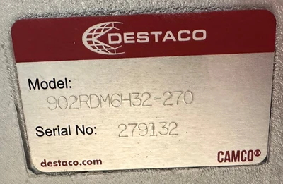 DESTACO 6 STATION INDEXING TABLE
