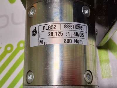 DUNKERMOTOREN BG65X50CI MOTOR 188962 W/ PLG52 REDUCTION HEAD 28,125:1