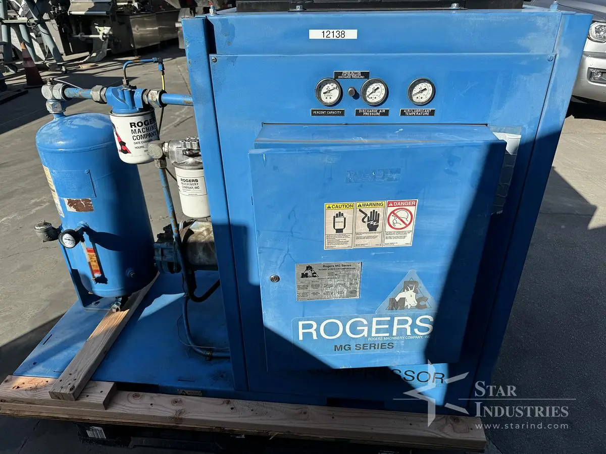 Used ROGERS _UNKNOWN_ Rotary Screw & Sliding Vane Air Compressors | Star Industries #1254184