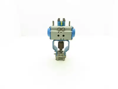 Jamesbury VPVL050-SR6-B Pneumatic Actuator 1/4 Turn 80psi 6ft-lb 1/2" Ball Valve
