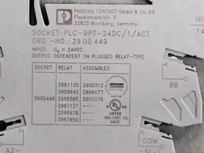 USED PHOENIX CONTACT PLC-BPT-24DC/1/ACT