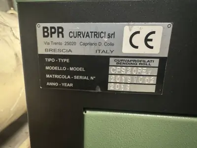 USED 2019 BPR CURVATRICI CPS20REV