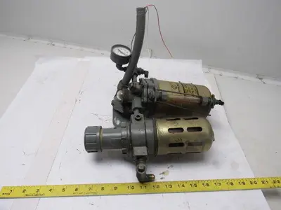 Norgren Inline Filter Regulator Pulse Mist Lubricator 1/4" Ports