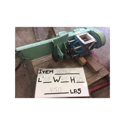 Used 10" Sprout Bauer quick clean stainless steel Rotary Airlock Valve