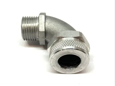 New | in-Stock Remke Cord Grip Less Bushing Aluminum 90 Degrees 1/2" Electrical Fittings Michigan US | Maverick Industrial Sales #1399960