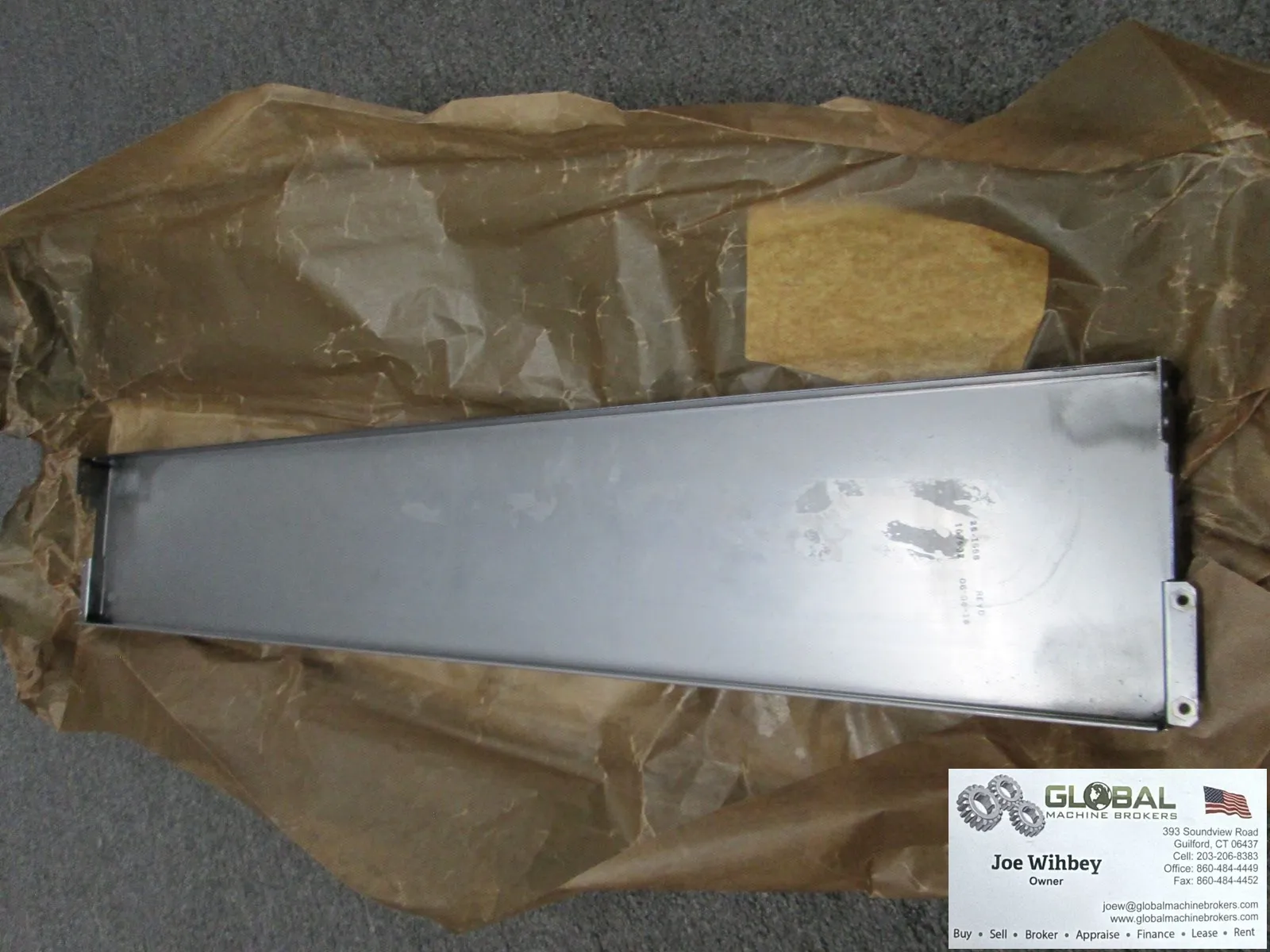 HAAS 25-1558 PCover Table Rear VF-2 HAAS GENUINE OEM PART