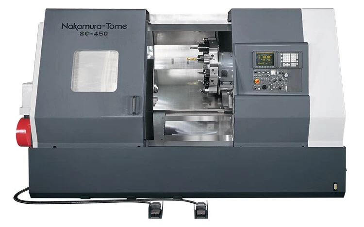 New | in-Stock NAKAMURA TOME SC450 CNC Lathes US | Lamarche Machinery Inc #1258633