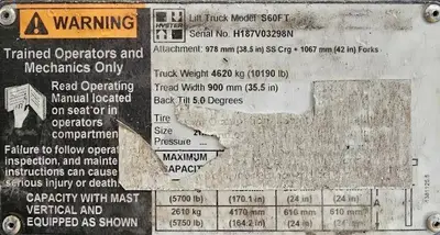 Used 2015 HYSTER S60FT Misc Forklifts Illinois US | Somerset Equipment Sales #1542842