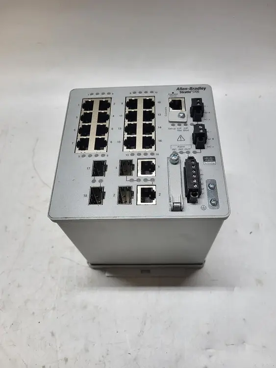 Used ALLEN-BRADLEY ALLEN BRADLEY STRATIX 2000 UNMANAGED ETHERNET SWITCH 1783-US8T SER A Network Switches | ND Industrial Surplus #1225454