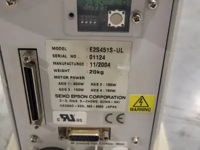 Used Seiko Epson E2S451S-UL Robots Michigan US | Maverick Industrial Sales #1397145