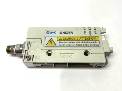 Used SMC Nozzle Type Ionizer, 6mm Port, Rc 1/8" DAMAGED MOUNTING HOLES Electrostatic Air Cleaners Michigan US | Maverick Industrial Sales #1454293