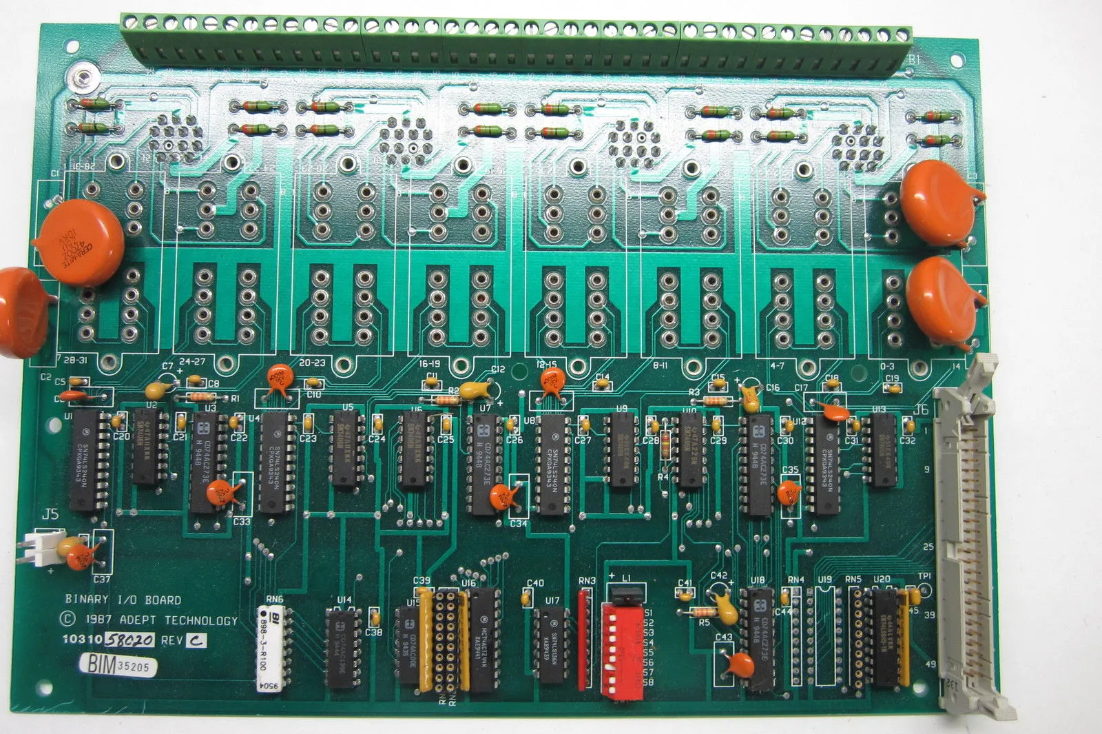 NEW ADEPT TECHNOLOGY 10310-58020 I/O BOARD 1031058020 REV.C