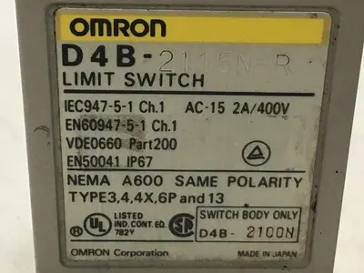USED OMRON D4B-2115N-R