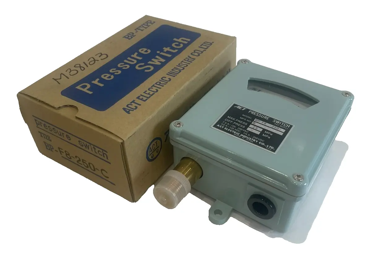 NEW ACT BP-F8-250-C PRESSURE SWITCH BPF8250C