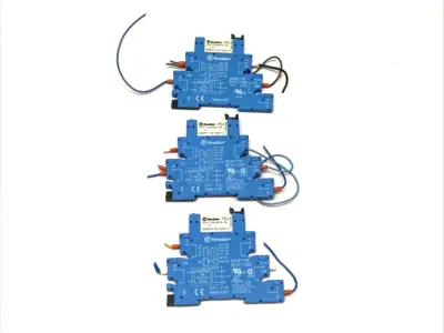 Used Finder 5 Pin Relay Socket w/ Power Relay LOT OF 3 Relays & Switches Michigan US | Maverick Industrial Sales #1397992