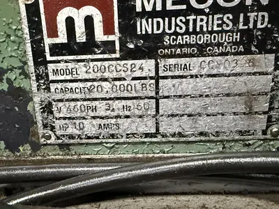 Used 1996 MECON 200CCS24 Coil Reels and Straighteners Michigan US | Midwest Press and Automation #1407305
