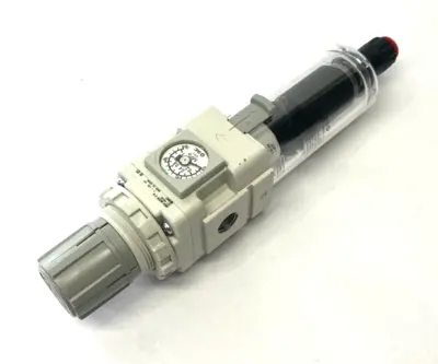 Used SMC Modular Filter Regulator, 1/4" NPT Ports, AW MASS PRO Air Pressure Regulators Michigan US | Maverick Industrial Sales #1394833