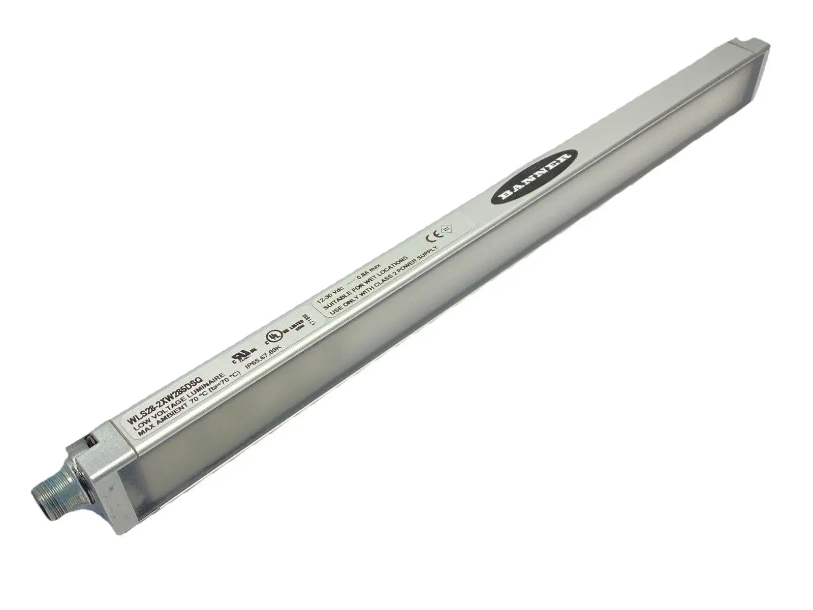 WLS28-2XW285DSQ | Banner  Work Strip Light White 285mm Length M12 4-Pin 88099 - Used
