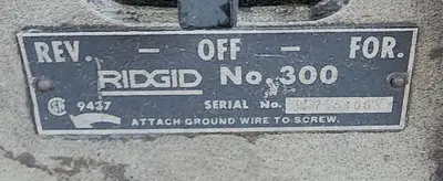 USED 1975 RIDGID 300