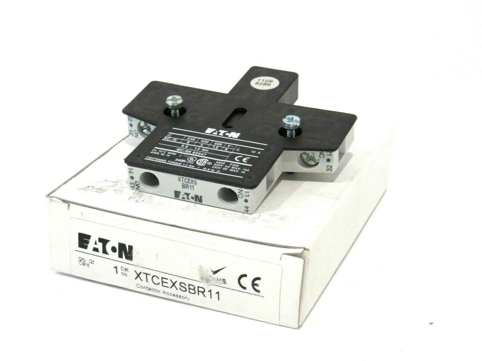 NEW EATON XTCEXSBR11 AUXILIARY CONTACT