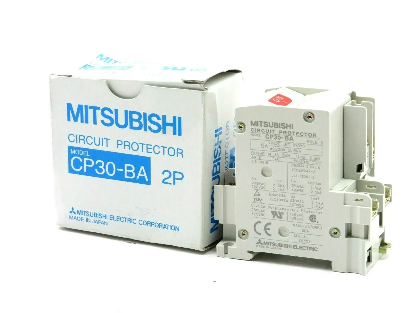 NEW MITSUBISHI CP30-BA-2P CIRCUIT PROTECTOR CP30BA CP30BA2P