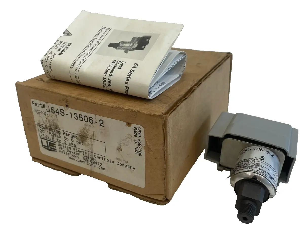NEW UNITED ELECTRIC J54S-135062 PRESSURE SWITCH J54S135062