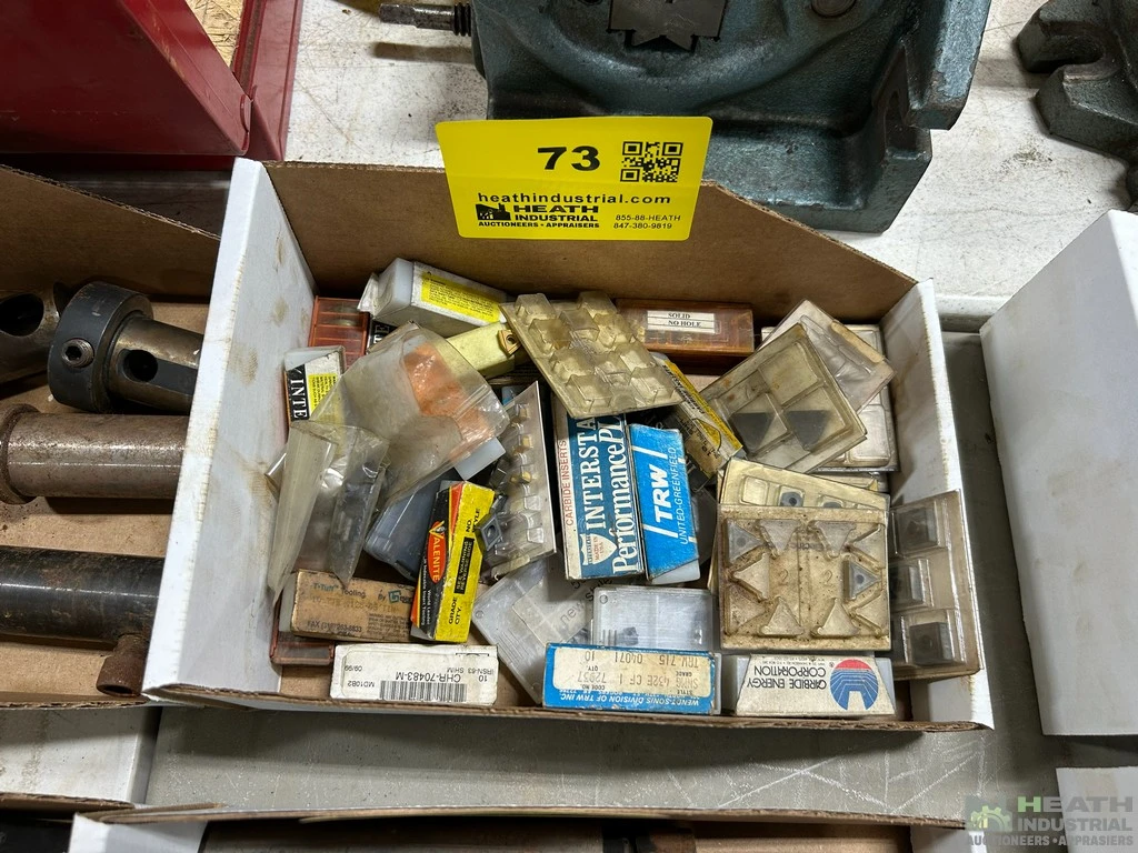 Used _UNKNOWN_ LARGE QUANTITY OF ASSORTED CARBIDE INSERTS Carbide Inserts Illinois US | Heath Industrial Auction Services #1549645