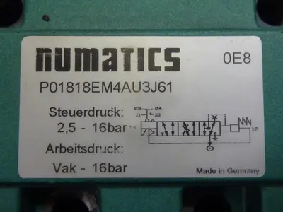 USED NUMATICS P01818EM4AU3J61