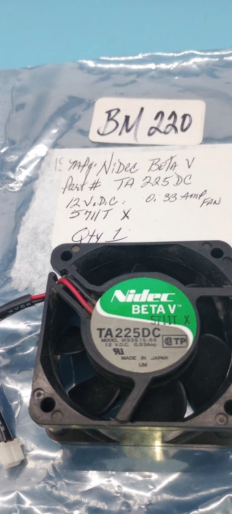 Used Nidec TA225DC M33455-16 Electronic Component Fans Arizona US | ASSET CONVERSION SPECIALISTS, INC. #1293435