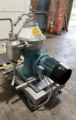 Alfa-Laval BTPX 205 SGD-34CDP-50 clarifier centrifuge, 316L SS.