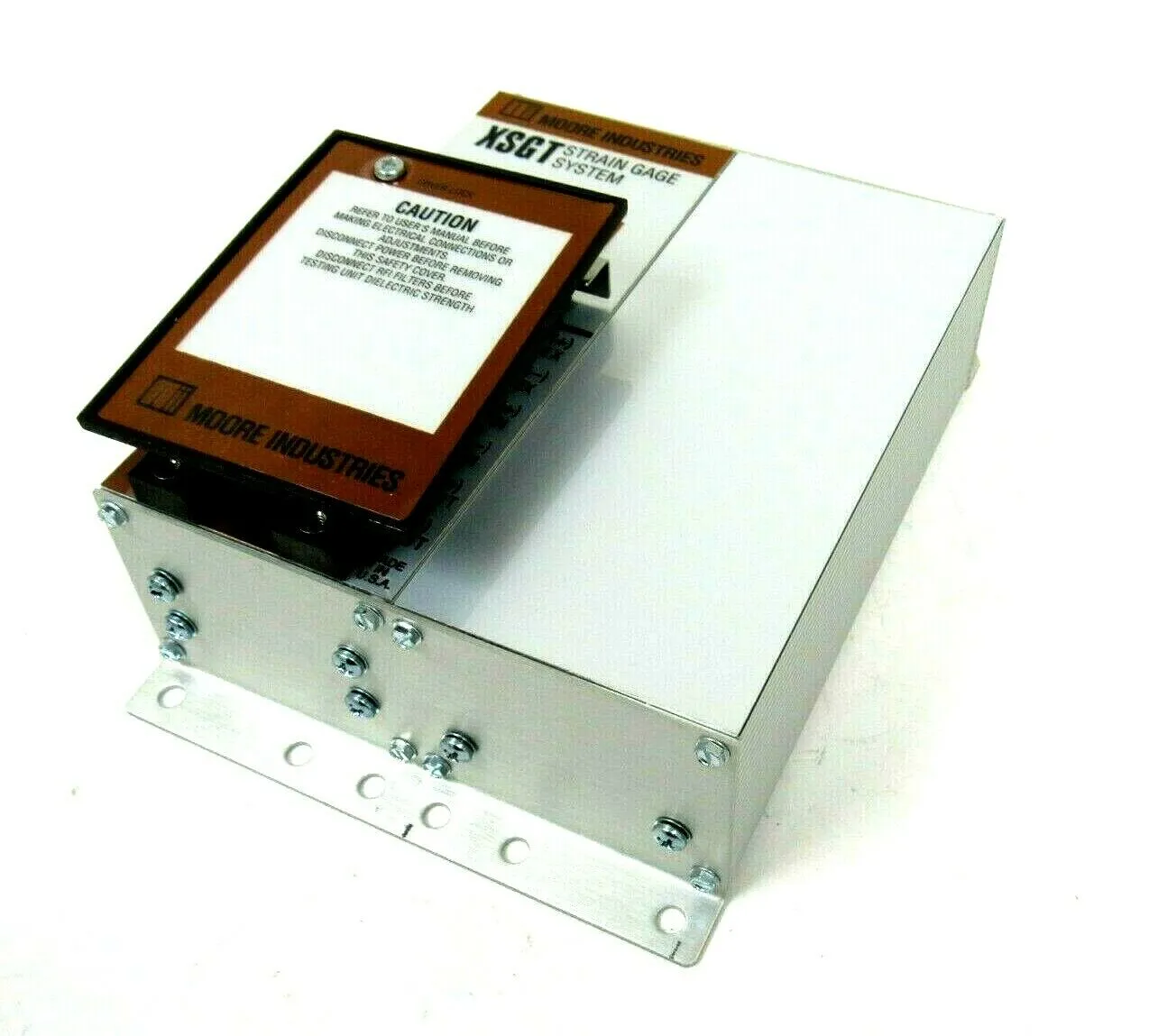 NEW MOORE INDUSTRIES XSGT/5-15MVFS/4-20MA/117AC-SPS STRAIN GAGE SYSTEM