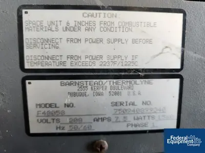 USED Thermoline Thermoline Mini-Furnace, Model 48058