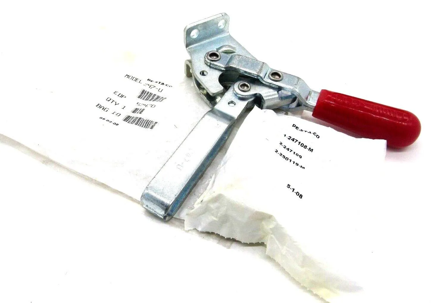 NEW DE-STA-C0 247-U PNEUMATIC CLAMP HOLD DOWN ACTION 247U