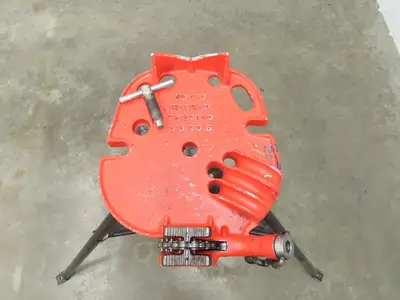 Ridgid 460 Tristand Portable Chain Pipe Vise 1/8" to 6" Tripod Stand Jack Screw