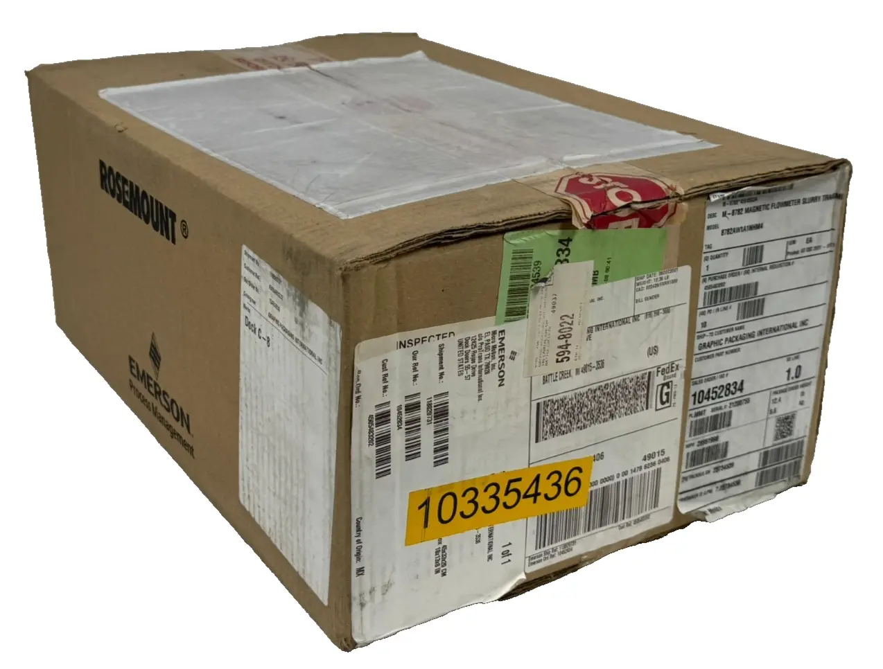 NEW ROSEMOUNT 8782AW1A1NHM4 MAGNETIC FLOWMETER M-8782