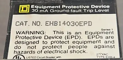 Square D EHB 14030 EPD Equipment Protection Loc5C5
