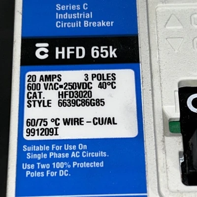 USED Cutler Hammer 6639C86G85