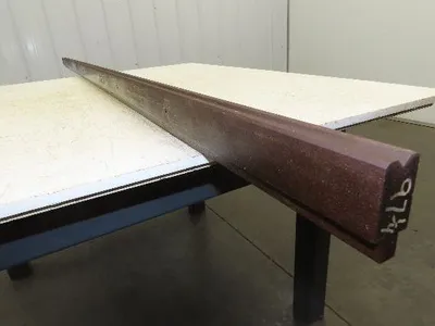 Press Brake Die 97-1/4" Long 90° V 5/16" W 3/16"D 1-3/4" H 1/2" Tang