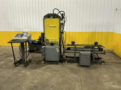20 TON IOWA PRECISION MODEL #HP20T HUYDRAULIC CUTOFF PRESS with DIE ACCELERATOR AND BECK CONTROLS: YOBRO #25049