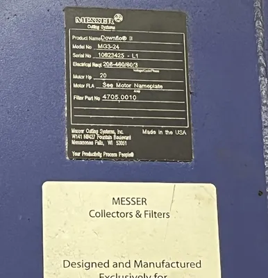 USED MESSER EDGEMAX 10X12