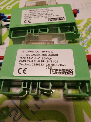 PHOENIX CONTACT EMG 22-REL/KSR-24/21-21 RELAY MODULE