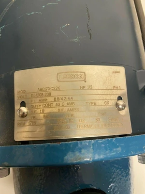 Used LEESON Leeson Electric A6C17XC22K Motors (misc) California US | Amiron Machinery #725044