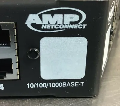 AMP NETCONNECT 1777052-1 48-Port Ethernet Patch Panel Angled Rackmount 3C