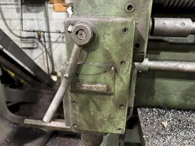 42/137" X 96/264" LEBLOND #4025 HEAVY DUTY SLIDING GAP ENGINE LATHE. STOCK #0888725