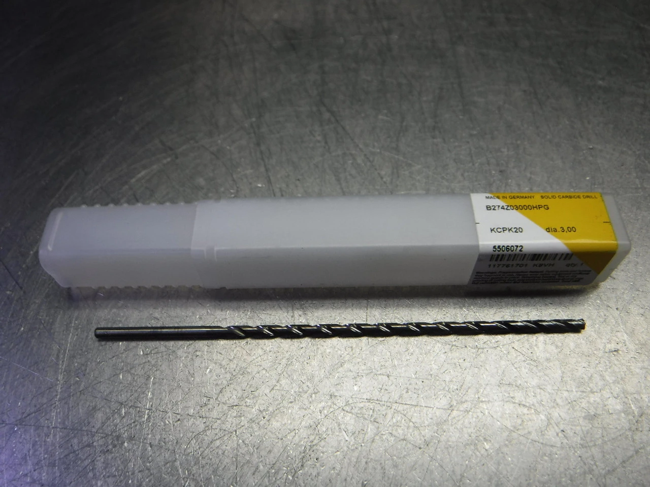 Kennametal 3mm Coolant Thru Carbide Drill 3mm Shank B274Z03000HPG KCPK20 (LOC712)