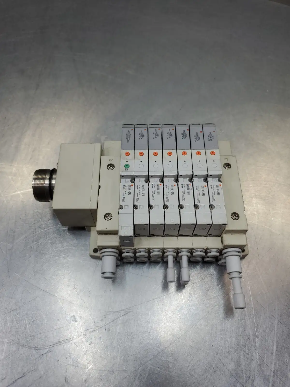 SMC SV1400-5FU 7-Module 24VDC Valve Manifold. 6D-19