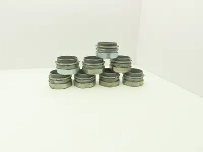 3-1/2" EMT Conduent Compression Connector Rigid IMC Die Cast Lot of 8